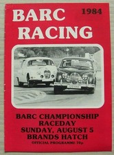BRANDS HATCH 5 Aug 1984 BARC