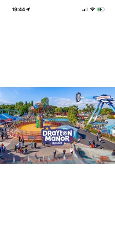 Two tickets for drayton manor - two,