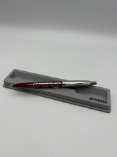 Vintage 1990s PARKER Manchester United Team Member Ballpoint Pen W/ Case VGC