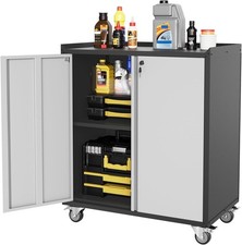 Lockable metal storage cabinet - lockable,