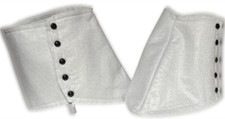 Adult WHITE FELT SPATS Roaring