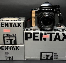 Pentax 67 + Takumar 105mm