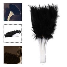 Elegant Feather Fan for Burlesque Stage Performances and Costume Accessories