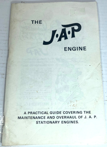 The jap stationary engine - jap,