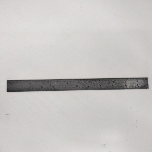 Starrett metal ruler made - ruler,