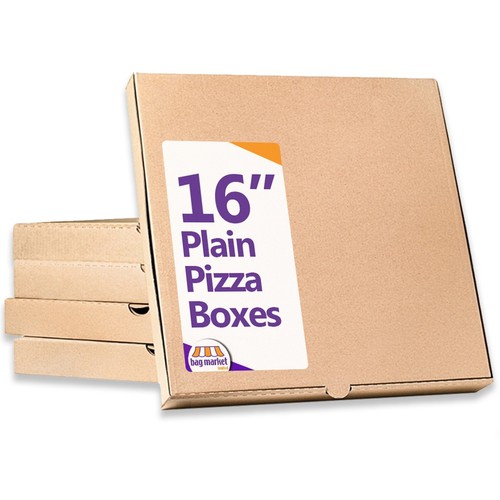 Inch plain brown pizza - plain,