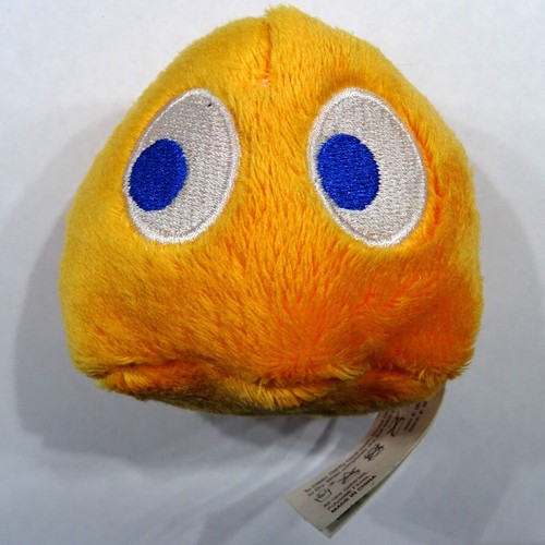 Pac man plush orange - orange, 3"