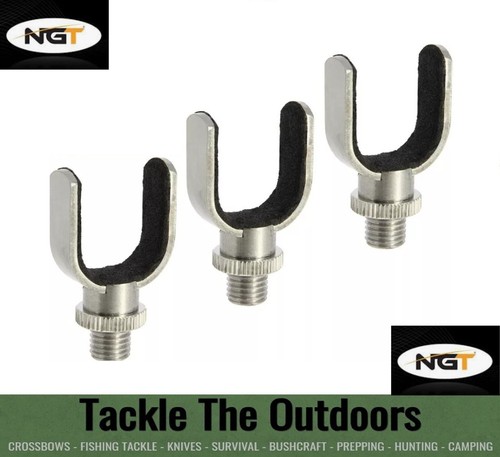 Ngt stainless steel butt grips - steel,