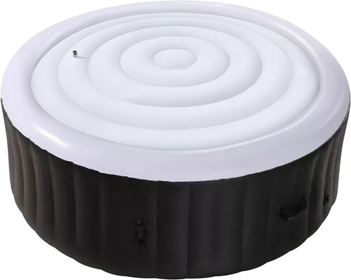 Inflatable round hot tub - tub, cover