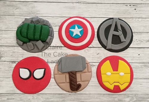Edible superhero handmade - edible,