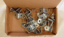 28x Right Angle Bracket Corner 90 degree L Shape 50mm With Screws SEE PICS