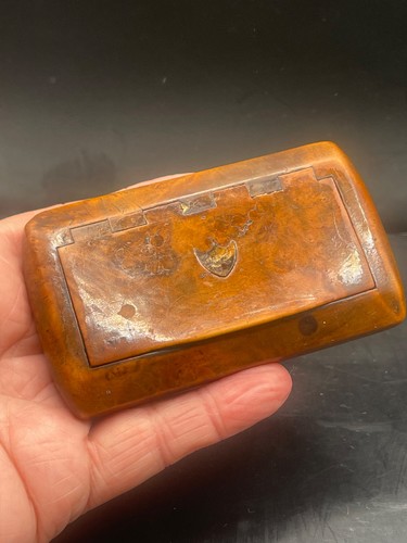 Snuff box faux - , tortoiseshell