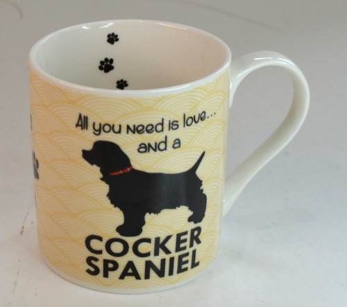 Cocker spaniel ceramic mug - spaniel,