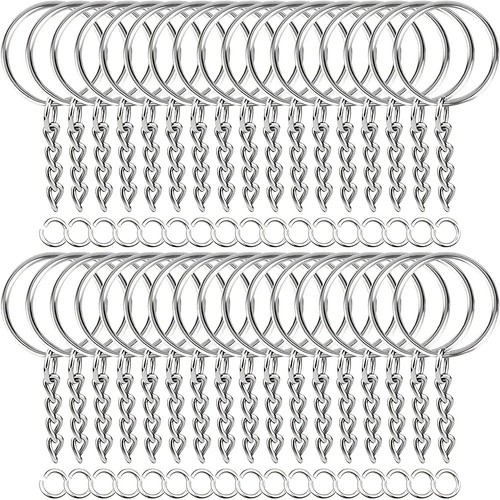 Keyring with chain - keyring,