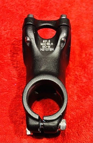 Black handlebar stem 60mm - handlebar,