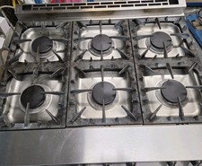 LPG or NAT GAS. Falcon commercial G3101 6 Burner  Oven Range £600+VAT 2023 .