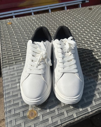 Zara white trainers mens - white,