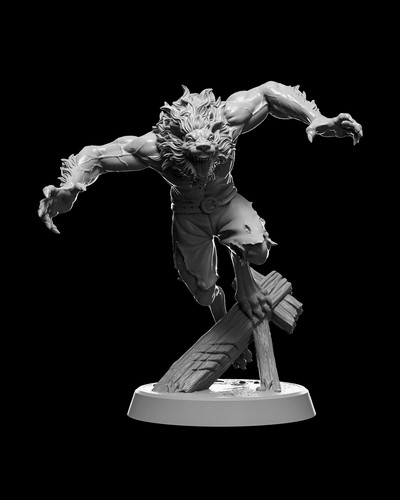 Warewolf dnd ttrpg miniature - warewolf,
