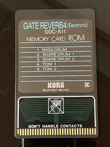 Korg ddc a11 gate reverb - korg,