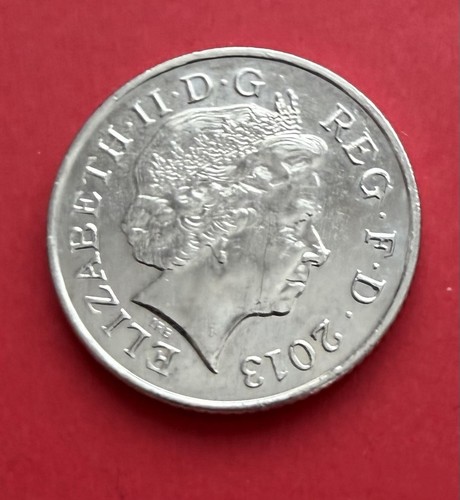 2013 10p coin - coin, with