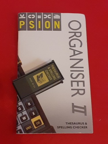 Psion organiser thesaurus - psion,