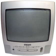 Bush IDVD146TV Television Retro Gaming CRT 14” TV DVD Combo Vintage Faulty
