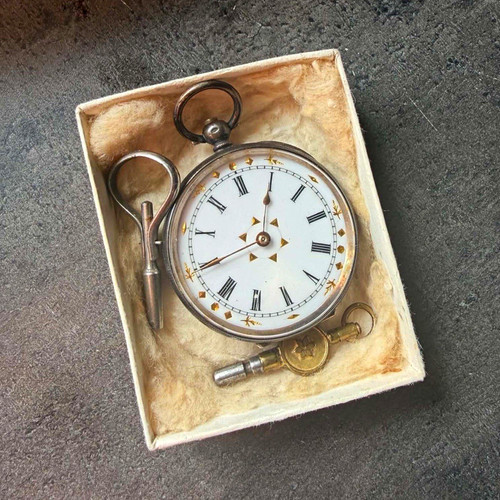 Antique silver victorian - ,