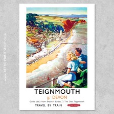 BR Teignmouth Poster - Railway