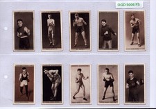 Ogdens Pugilists in Action 1928 Original Set VG condition