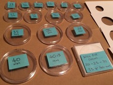 Plastic Coin Medal Capsules &
