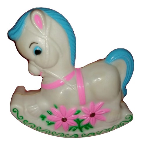 Vintage chiming rocking horse - vintage,