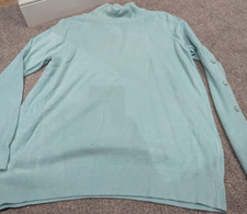 M&Co ladies turtle neck green