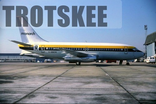 35mm slide monarch airlines - 35mm,