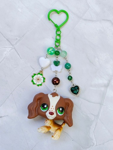 Handmade lps keychain beaded - handmade,