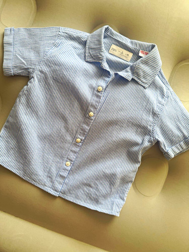 Zara boys blue white striped - zara, &