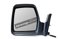 Fiat Scudo Van 1996-2006 Cable Adjust Black Wing Door Mirror Passenger Side N/S