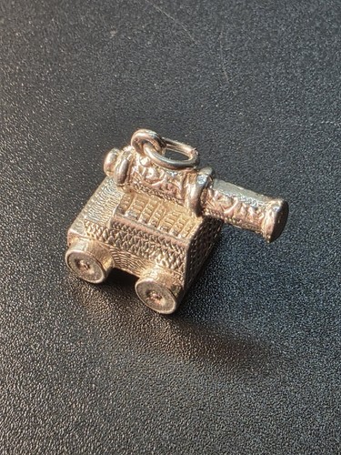Vintage sterling silver cannon