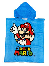 Super Mario Boys Hooded Poncho