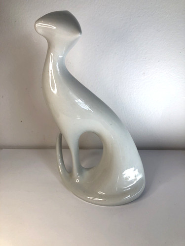 Royal dux porcelain white - white, 7.5"