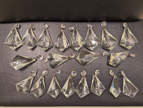 Vintage used kite shape glass