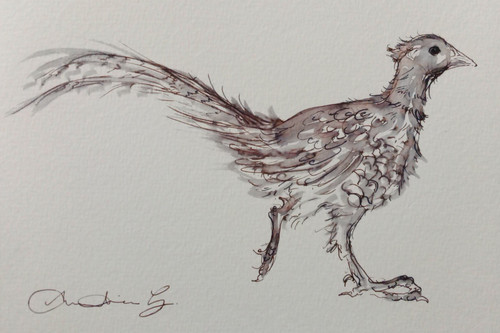 Original small hand drawn pen - small,