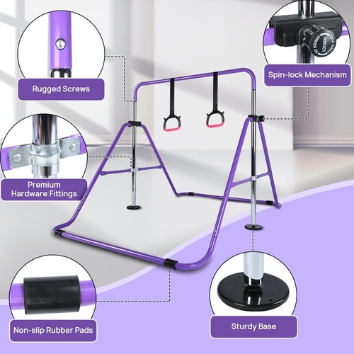 Folding kids gymnastics bar - folding,
