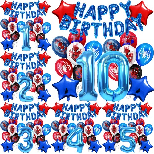 Spiderman foil balloons - &,