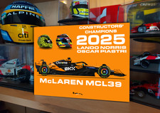 McLaren F1 Team Metal Sign