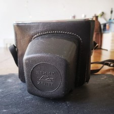 KMZ Black Leather Camera Case