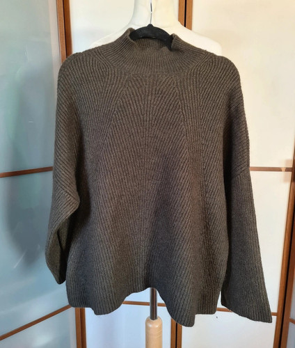 Sahara khaki knitted - , ribbed
