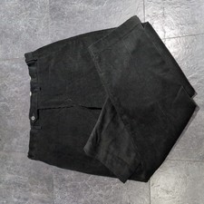 M&S Luxury Lycra Cord Trousers 36" Waist 31" Leg Dark Green