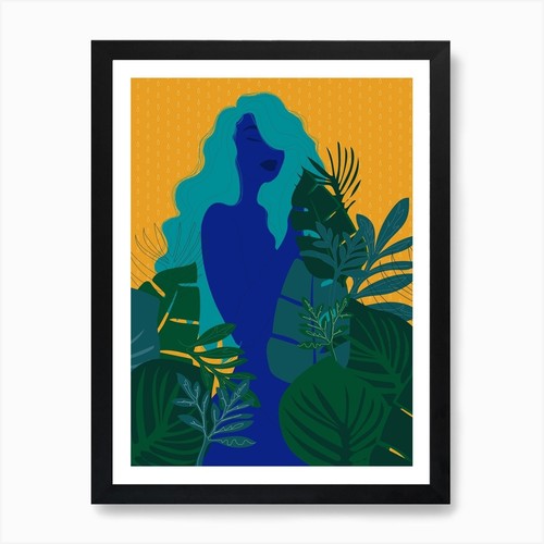 Naturist blue art - naturist,