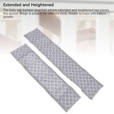 Breathable Crib Fence Comfortable Extended Breathable Baby Crib Bumper Easy To