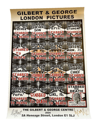 Gilbert george signed - gilbert,